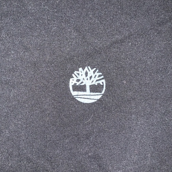 Timberland Men's Black Logo Tee Crewneck Medium - Picture 3 of 6